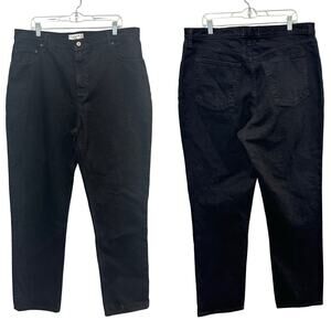 Abercrombie & Fitch Black Straight Leg Jeans